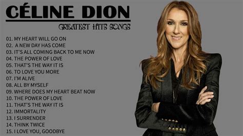 celine dion top 10|celine deonne songs.